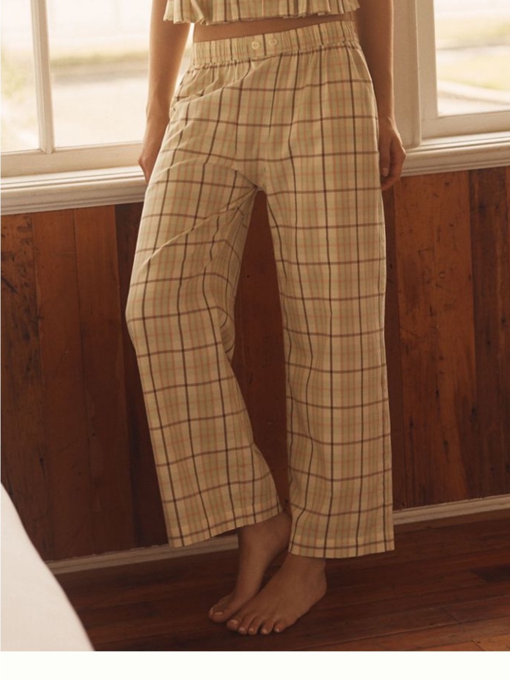LyreBird Flannel Pajama Pants Size Large NWT